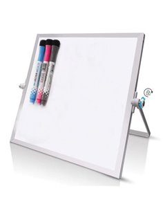 Πίνακας λευκός μαγνητικός με βάση 25x35εκ.