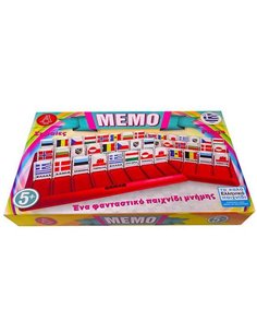 Εκπαιδευτικό παιχνίδι memo με σημαίες