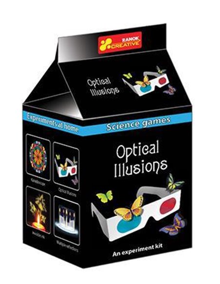 Επιστημονικό παιχνίδι "Οπτικές αυταπάτες" Υ15x8x8εκ.