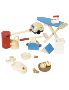 Goki σετ ηλεκτρικά είδη ξύλινα 19 τεμάχια.