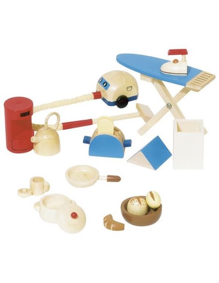 Goki σετ ηλεκτρικά είδη ξύλινα 19 τεμάχια.