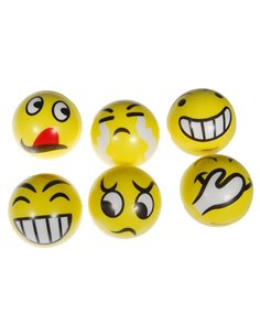 Μπαλίτσα antistress κίτρινες φατσούλες