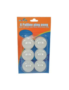 Μπαλάκια πινγκ-πόνγκ σετ 6 τμχ  ø3,5εκ.