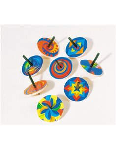 Goki σβούρες ξύλινες σε σταντ 6 εκ.