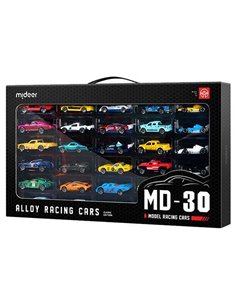 Mideer σετ 30 μεταλλικών racing αυτοκινήτων