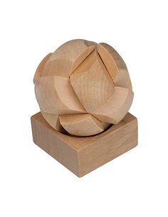 Παζλ σπαζοκεφαλιά ξύλινη "σφαίρα"  5,3x5,3x9εκ.