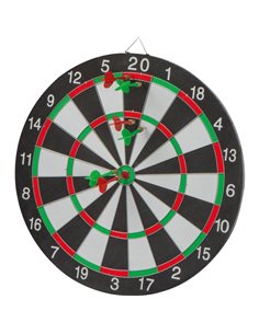 Στόχος 2 όψεων με 6 βελάκια Ø40εκ.