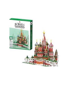 Charmland παζλ 3D "Καθεδρικός ναός Αγ. Βασιλείου" Υ13x27x25εκ. 67 τεμαχίων