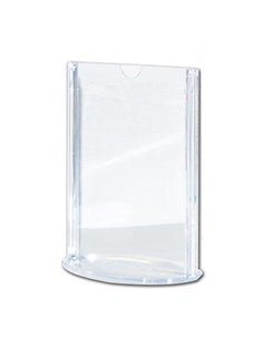 Σταντ ακρυλικό κάθετο οβάλ Α4