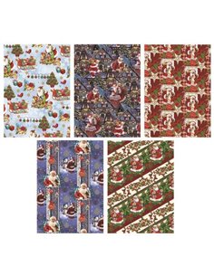 Χαρτί περιτυλίγματος ρολό 70x100εκ. "Χριστουγεννιάτικο mix 3" (P1_GW_225)