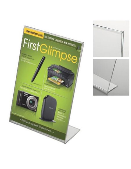 Σταντ ακρυλικό κάθετο ενός φύλλου Α4