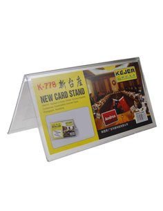 Σταντ ακρυλικό τύπου Λ Υ15x30εκ.