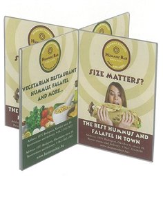 Σταντ ακρυλικό 4xA5 148x210χιλ.