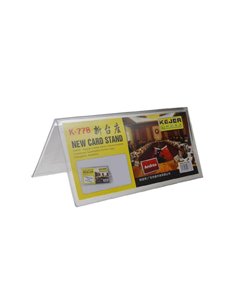 Σταντ ακρυλικό τύπου Λ Υ4,5x7,5εκ.