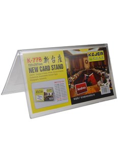 Σταντ ακρυλικό τύπου Λ Υ7,2x15εκ.