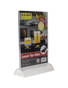 Σταντ ακρυλικό κάθετο ενός φύλλου Υ14,8x10,5εκ.