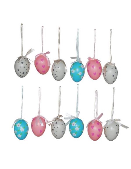 Σακουλάκι με 12 διακοσμητικά πασχαλινά αυγά #5