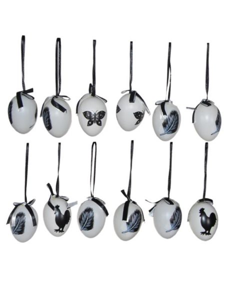 Σακουλάκι με 12 διακοσμητικά πασχαλινά αυγά #11