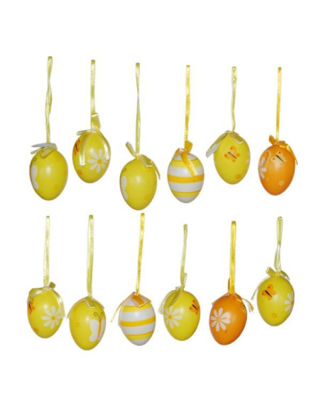 Σακουλάκι με 12 διακοσμητικά πασχαλινά αυγά #7