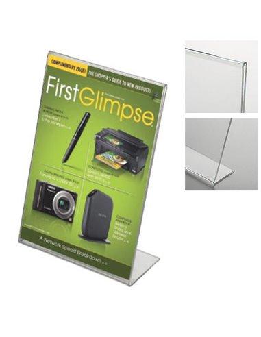 Σταντ ακρυλικό κάθετο ενός φύλλου Α6