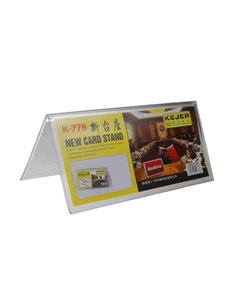 Σταντ ακρυλικό τύπου Λ Υ10x15εκ.