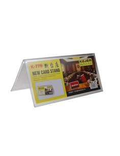 Σταντ ακρυλικό τύπου Λ Υ5,5x9εκ.