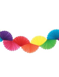 Γιρλάντα χάρτινη πολύχρωμη μήκους 4 μέτρων
