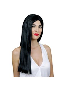 Περούκα μακριά μαλλιά μαύρη