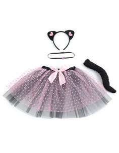 Σετ Γατούλα με τσόκερ, στέκα, ουρά και τουτού