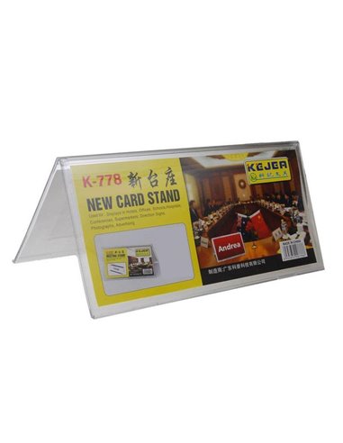 Σταντ ακρυλικό τύπου Λ Υ9x25εκ.