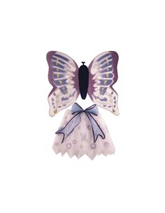 Σετ πεταλούδας ροζ με φούστα και φτερά