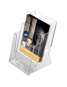 Σταντ ακρυλικό για έντυπα 3x Α4 223x184x327χιλ.