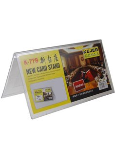 Σταντ ακρυλικό τύπου Λ Υ21x29,7εκ.