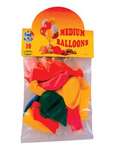 Μπαλόνια 9'' "normal" 10τεμ.