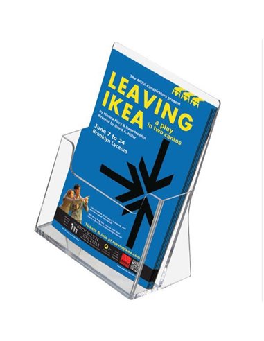 Σταντ ακρυλικό για έντυπο Α5 16,2x8,3x19,8εκ.