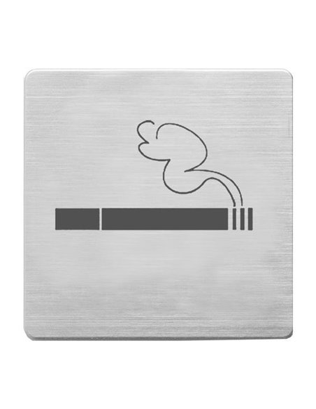 Alco πινακίδα inox επιτρέπεται το κάπνισμα