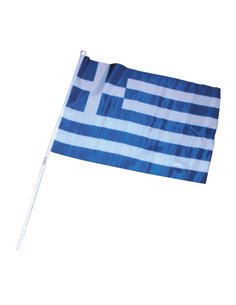 Ελληνικό σημαιάκι από συνθετικό ύφασμα 30x45εκ.
