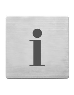 Alco πινακίδα inox πληροφορίες