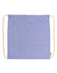 Τσάντα πλάτης με κορδόνια Υ42χ38εκ. μπλε