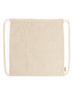 Τσάντα πλάτης με κορδόνια Υ42χ38εκ. μπεζ