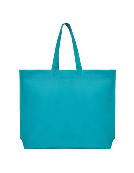 Τσάντα non woven μπλε Υ40x54x10εκ πιέτα