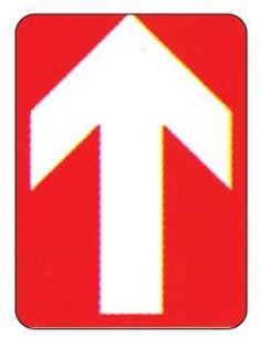 Next επιγραφή pp "Κατεύθυνση προς τα επάνω" 15x20εκ.