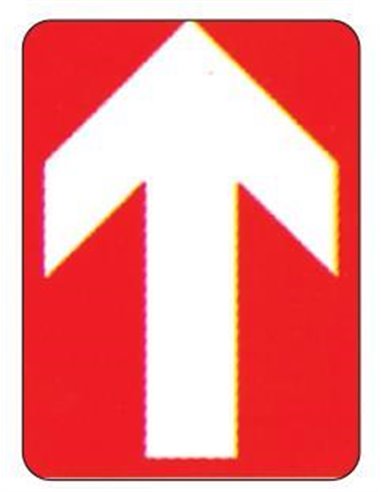 Next επιγραφή pp "Κατεύθυνση προς τα επάνω" 15x20εκ.