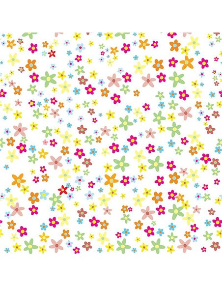 Next χαρτί περιτυλίγματος 16 φύλλα 70x100εκ. "λουλούδια"