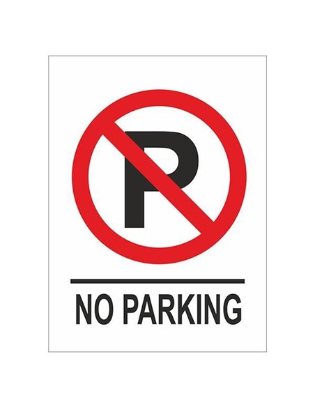 Next επιγραφή pp "No parking" 15x20εκ.