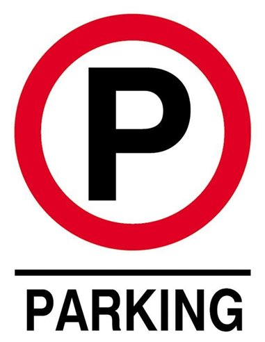 Next επιγραφή pp "Parking" 15x20εκ.