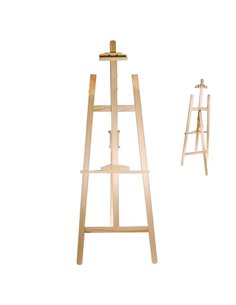 Καβαλέτο ζωγραφικής ξύλινο Υ145x55εκ.