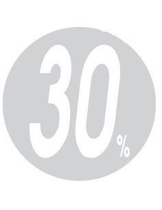 Next αφίσα "Κύκλος -30%" για βιτρίνες Ø32εκ.