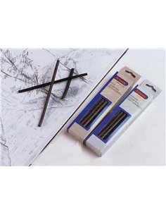 Artmate κάρβουνο ζωγραφικής επαγγελματικό σετ 12τεμ. διάφορα μεγέθη