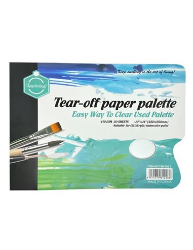 Artmate χάρτινη παλέτα ζωγραφικής 23x30εκ.